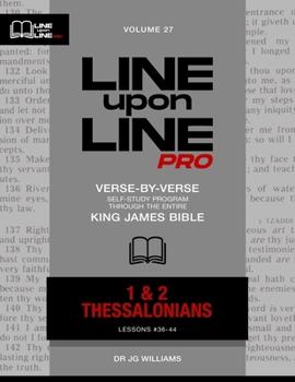 Paperback 1-2 Thessalonians: Vol 27 - Line Upon Line PRO Bible Study Series Book