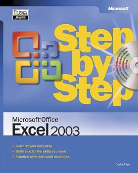 Paperback Microsofta Office Excela 2003 Step by Step Book