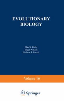 Paperback Evolutionary Biology: Volume 16 Book