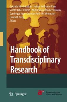 Hardcover Handbook of Transdisciplinary Research Book