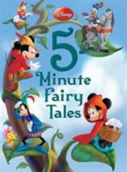 Hardcover Disney 5-Minute Fairy Tales Book