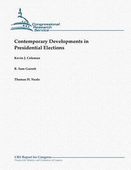 Paperback Contemporary Developments in Presidential Elections Book