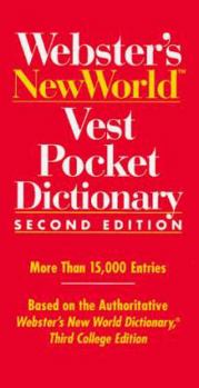 Webster's New World Vest Pocket Dictionary, 2nd Ed Ition