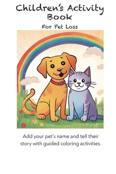 Paperback Activity Book For Pet Loss Book