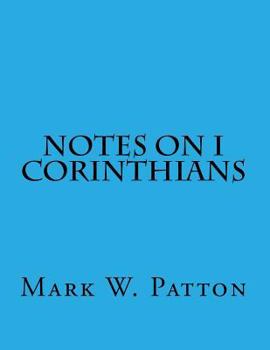 Paperback Notes on I Corinthians Book