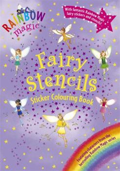 Hardcover Fairy Stencils Sticker Colouring Book: Activity Book Bk Book
