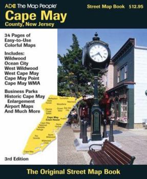 Paperback Cape May County, New Jersey Street Map Book