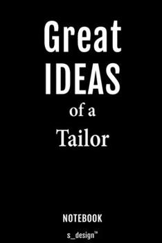 Notebook for Tailors / Tailor: awesome handy Note Book [120 blank lined ruled pages]