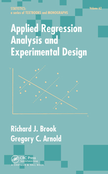 Hardcover Applied Regression Analysis and Experimental Design Book