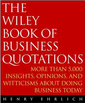 Paperback The Wiley Book of Business Quotations Book