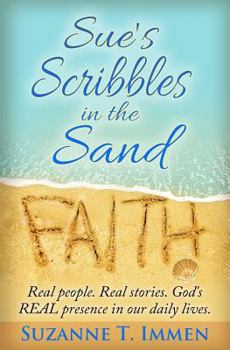 Paperback Sue's Scribbles in the Sand Book