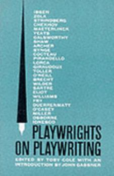 Paperback Playwrights on Playwriting Book