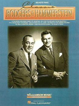 Paperback Classic Rodgers & Hammerstein (Big Notes Series) Book