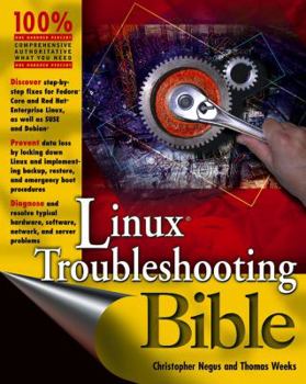 Paperback Linux Troubleshooting Bible Book