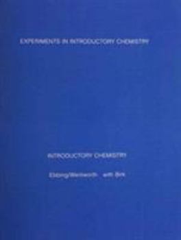 Paperback Experiments for Introductory Chemistry Book
