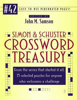Paperback Simon and Schuster Crossword Treasury # 42 Book