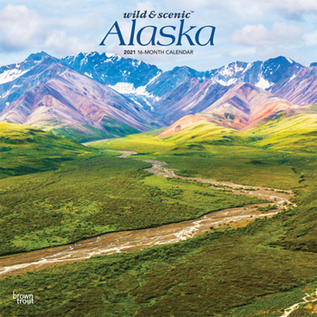 Calendar Alaska Wild & Scenic 2021 Square Book