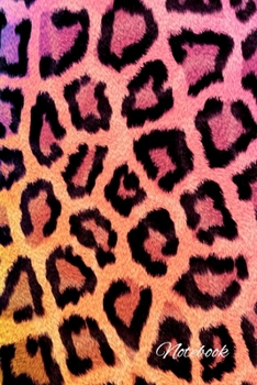 NoteBook: Lined Notebook, Colored Leopard Journal, Unique Diary, Bullet Journal, for Writing - 100 Pages - 6 x 9