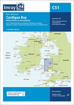 Map FB Imray Imray Chart C51 Cardigan Bay. Book