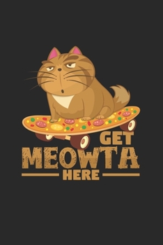 Get meowta here: 6x9 Longboarding | blank with numbers paper | notebook | notes