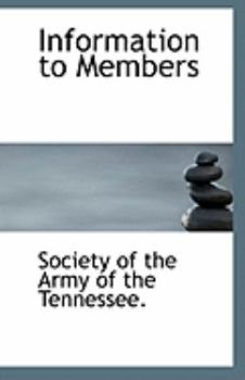 Paperback Information to Members Book