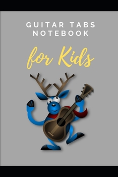 Paperback Guitar Tabs Notebook for Kids: 8.5"x11" Notebook with Tabs and Chord charts Book