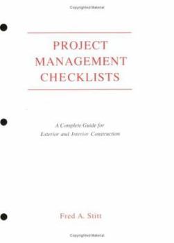 Paperback Project Management Checklist: A Complete Guide for Exterior and Interior Construction Book