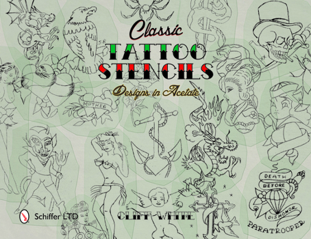 Hardcover Classic Tattoo Stencils: Designs in Acetate Book