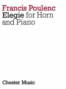 Paperback Elegie for Horn and Piano Book
