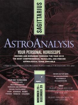 Paperback Astroanalysis: Sagittarius Book