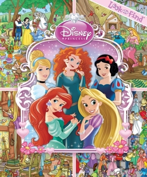 Library Binding Disney Princesses: Look and Find Book