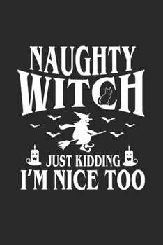 Cuaderno: La Escoba De Bruja De Halloween Regalos Traviesa Traje Divertido  120 Páginas, 6X9 (Aprox. A5), A Cuadros (Spanish Edition)