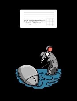 Graph Composition Notebook: Math, Physics, Science Exercise Book - Impostor Funny Computer Mouse Puns Animal Jokes Humor Gift - Black 5x5 Graph Paper - Back To School Gift For Kids, Teens, Boys, Girls