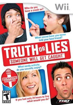 Game - Nintendo Wii Truth or Lies [French] Book