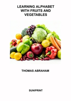 Paperback Learning Alphabet with Fruits and Vegetables Book