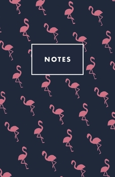 Notes: Flamingo Tropical Palm Beach Paperback Journal / Diary / Notebook with 100 Lined, Cream-colored Pages for Writing Notes and Hand-Painted Design ... Prime Floridian (Prime Floridian Notebooks)