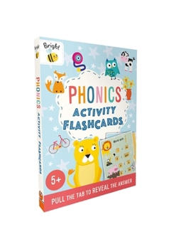 Bright Bee Phonics Activity Flashcards: Slide Tabs to Reveal Answers, Ages 5& Up