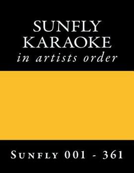 Paperback SUNFLY KARAOKE discs sf 001 - sf 361 Book