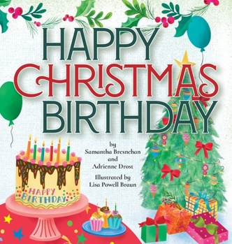 Hardcover Happy Christmas Birthday Book