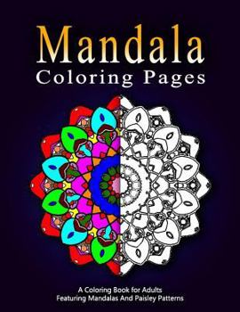 Paperback MANDALA COLORING PAGES - Vol.8: adult coloring pages Book