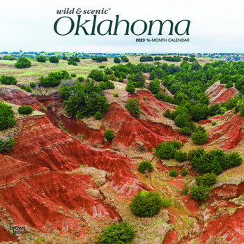 Calendar Oklahoma Wild & Scenic 2023 Square Book