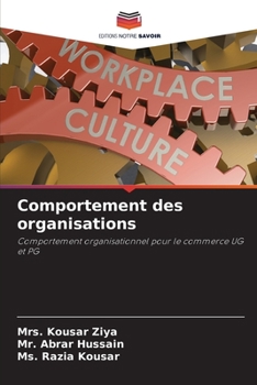 Paperback Comportement des organisations [French] Book