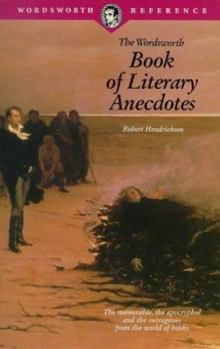 Paperback BOOK OF LITERARY ANECDOTES (Wordsworth Collection) Book