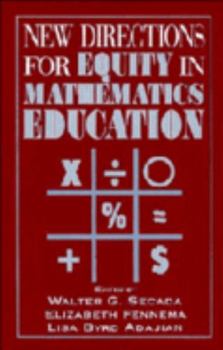 Hardcover New Directions for Equity in Mathematics Education Book