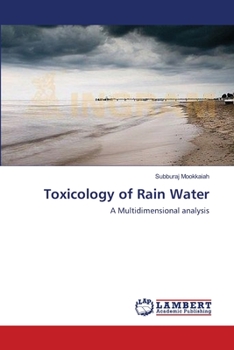 Paperback Toxicology of Rain Water Book