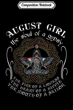 Composition Notebook: Womens August Girl Over 70 I'm Living My Best Life Birthday Gift Journal/Notebook Blank Lined Ruled 6x9 100 Pages