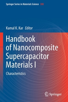 Paperback Handbook of Nanocomposite Supercapacitor Materials I: Characteristics Book
