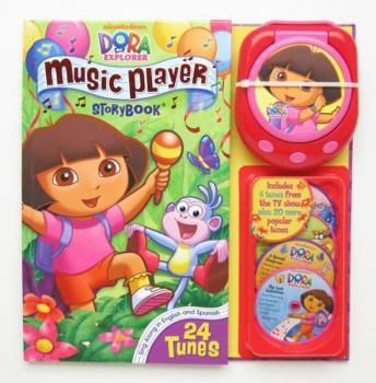 Hardcover Dora the Explorer Music Player Storybook [With Music Player and 4 CDs] Book