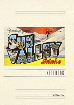 Paperback Vintage Lined Notebook Greetings from Sun Valley Book