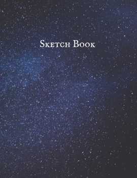 Paperback Sketch Book: Journal & Notebook-Star Cover: 8.5" X 11", A Large Journal with Blank Paper for Drawing, Doodling, Painting, Writing, Book